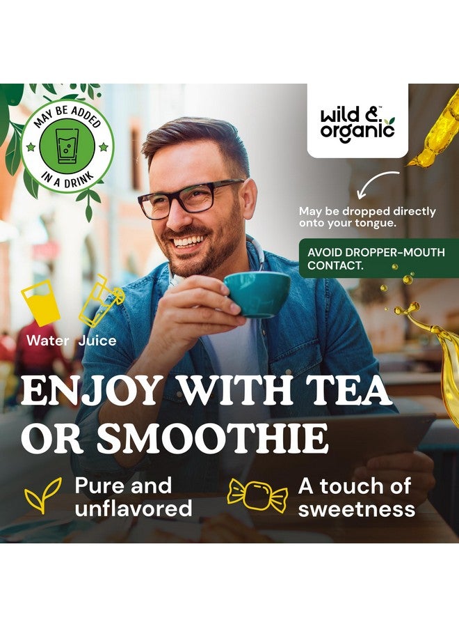 Wild & Organic صبغة القراص البرية والعضوية - قطرات مستخلص جذر القراص للرجال والنساء - مكمل سائل من أورتيكا ديويكا - نباتي، خالي من السكر والكحول - 4 أونصة سائلة - Image 5