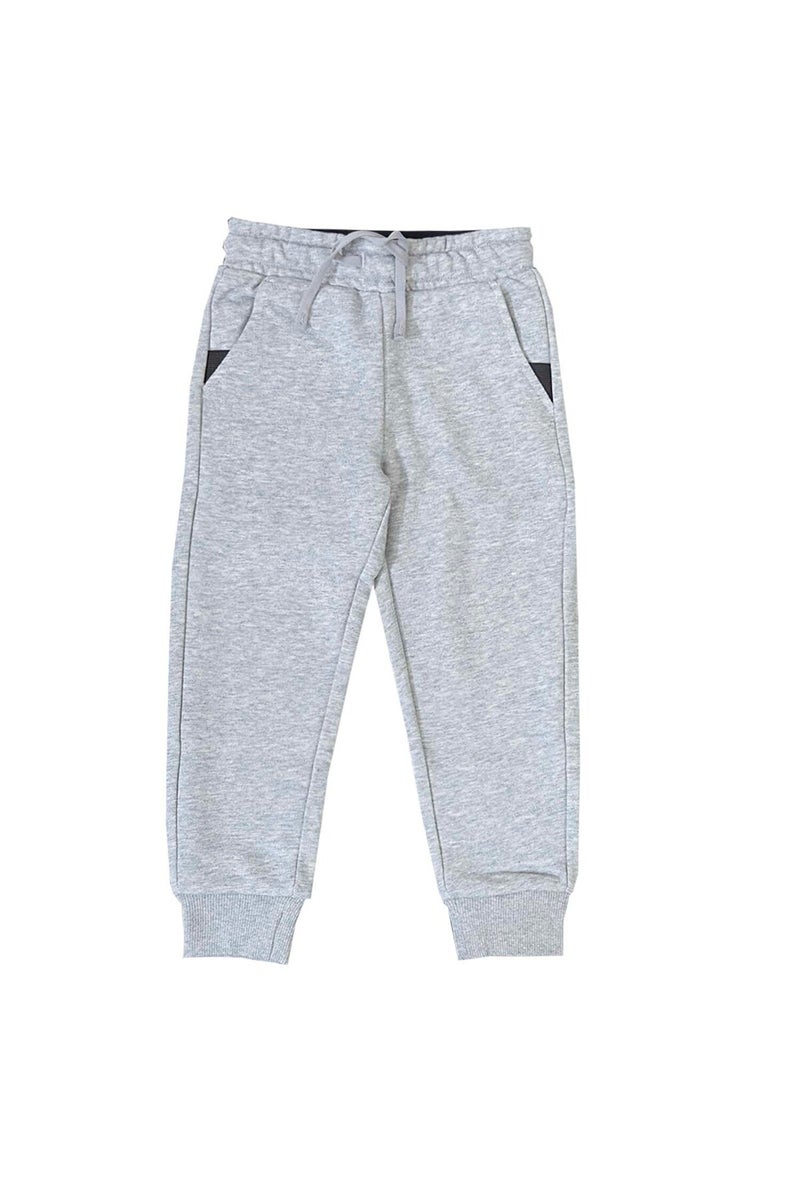 GIORDANO Gray Joggers for Kids 8–10 Years