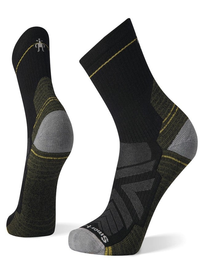 SmartWool Hike Light Cushion Mid Crew Socks, Black, Large - Image 1