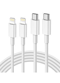 APFEN APFEN USB C to Lightning Cable 3FT 2Pack [Apple MFi Certified], Power Delivery iPhone Cables Type C iPhone Charger Cord Fast Charging Compatible iPhone 14 13 12 11 Pro Max X XS XR 8 7 6s Plus SE  - Image 1