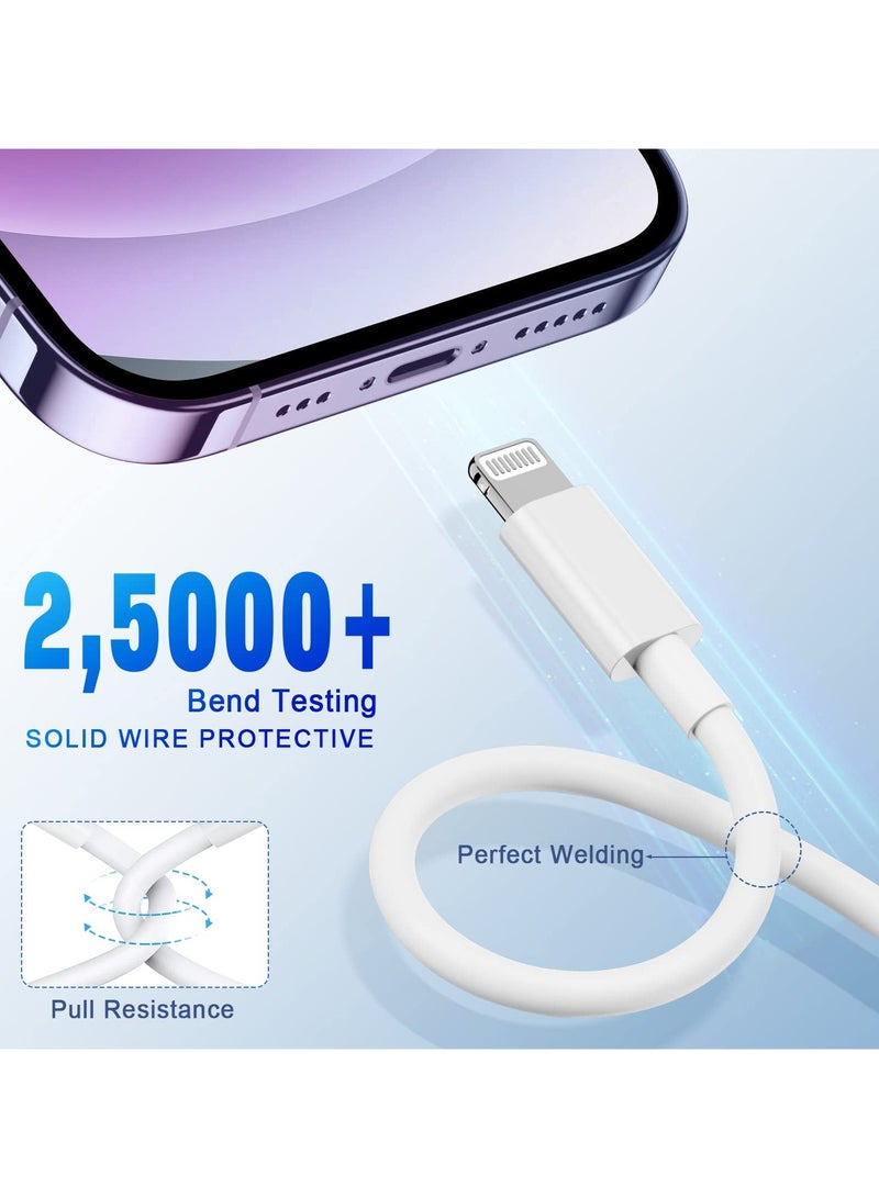كابل USB C إلى Lightning من APFEN بطول 3 أقدام، قطعتين [معتمد من Apple MFi]، كابلات iPhone من النوع C لتوصيل الطاقة، سلك شاحن iPhone سريع الشحن، متوافق مع iPhone 14 13 12 11 Pro Max X XS XR 8 7 6s Plus SE - Image 4
