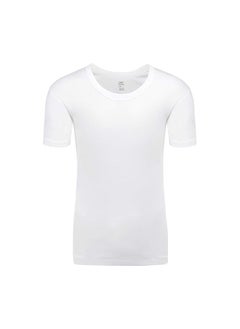 LUX Premium Men's Round Neck T-Shirt – [Pack of 3] White, Super Combed Pure Cotton T-Shirt for Men, Comfortable Fit, Breathable Fabric, Machine Washable, Close-To-Body Fit, Lightweight