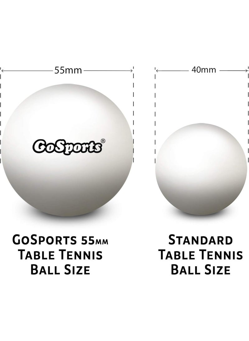 GoSports GoSports 55mm XL Table Tennis Balls 12 Pack  Jumbo Table Tennis Balls for Training or Other Toss Games  - Image 3