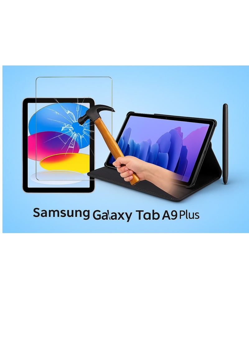 The Irresistible Offer! Complete Protection Bundle for Samsung Tab A9 Plus – Original 360° Rotating Case + Shockproof Tempered Glass Screen Protector And all this for less than the price of the case alone! - Image 1