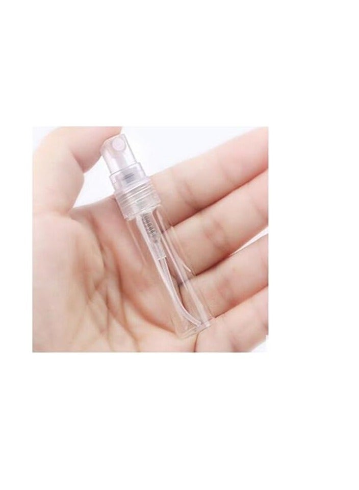 طقم زجاجات مرذاذ صغيرة لحمل عينات العطور قابلة لإعادة التعبئة من 200 قطع شفاف - Image 2