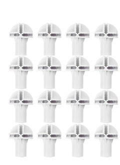 SYOSI 16 PCS Wire Grid Bucket Storage Clasp Wire Cube Plastic Connectors Buckle Clip for Cube Storage Cabinet Modular Closet Storage Organizer DIY Connecting Tools  - Image 1