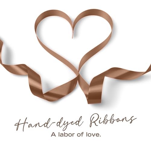 ThreadNanny New 7mm Size ThreadNanny 6 Spools of 100% Pure Silk Ribbons - Brown Tones - 60 MTS x 7mm - Image 2