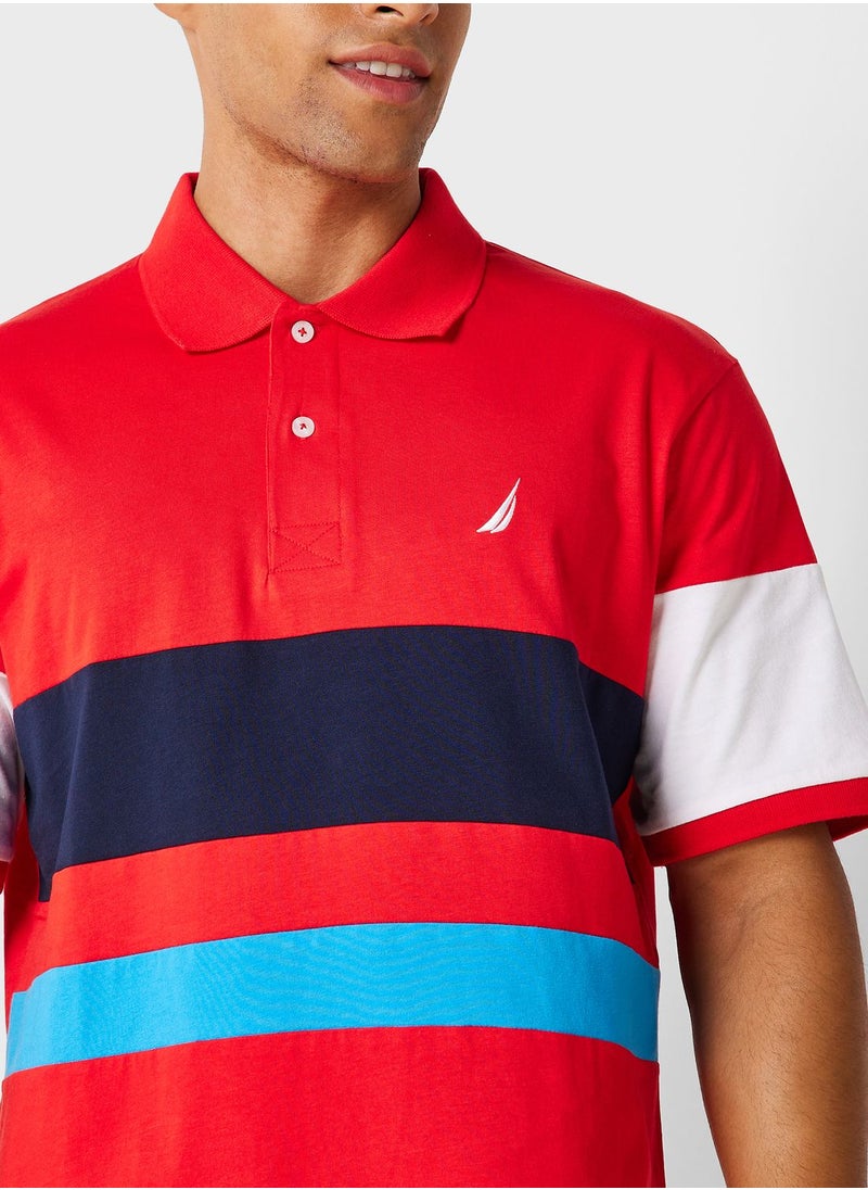 NAUTICA - Dexter Color Block Polo - Image 1