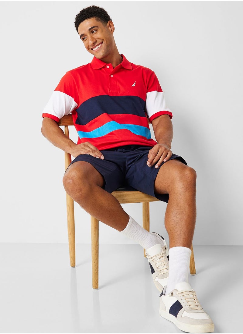 NAUTICA - Dexter Color Block Polo - Image 1