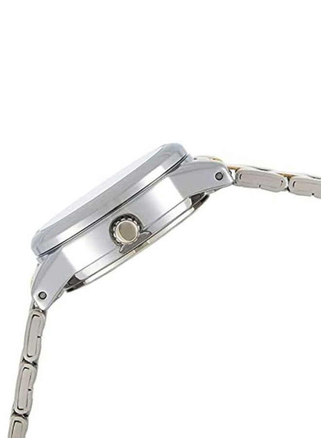 CASIO Women Stainless Steel Analog Wrist Watch LTP-V002SG-9ADF - 25 mm - Silver/Gold - Image 3
