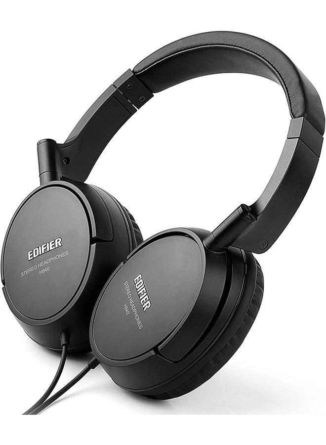 EDIFIER H840 Audiophile Over-The-Ear Headphones - Hi-Fi Over-Ear Noise-Isolating Audiophile Closed Monitor Stereo Headphone Black - Image 2