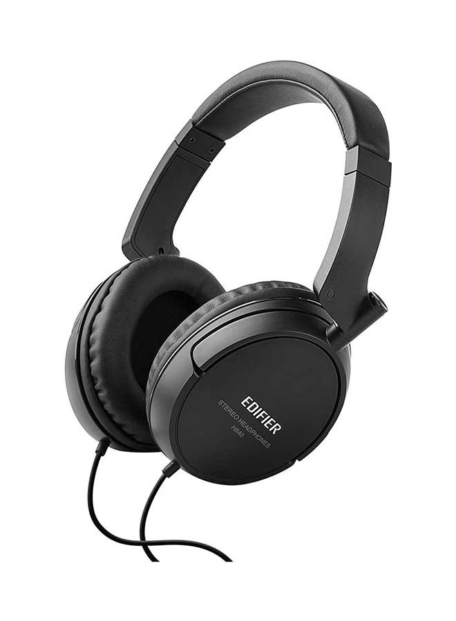 EDIFIER H840 Audiophile Over-The-Ear Headphones - Hi-Fi Over-Ear Noise-Isolating Audiophile Closed Monitor Stereo Headphone Black - Image 1