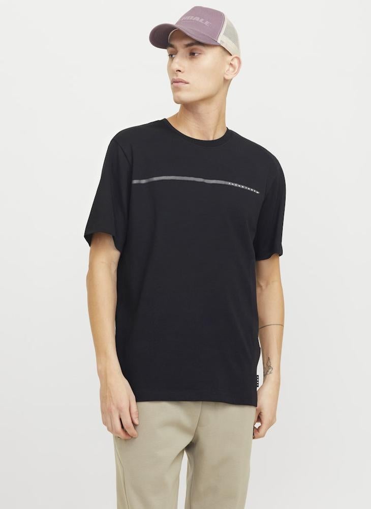 JACK & JONES - Jcofusion Full Branding Crew Neck T-Shirt - Image 1