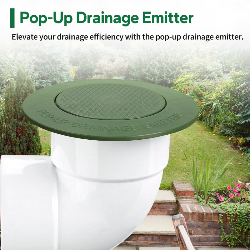 Dfnidy Pop Up Drain Pipe Cover for 4-Inch Sewer and Drain Pipe Fittings, Compatible with 420C 422G Pop Up Drainage Emitter Replacement - Image 4