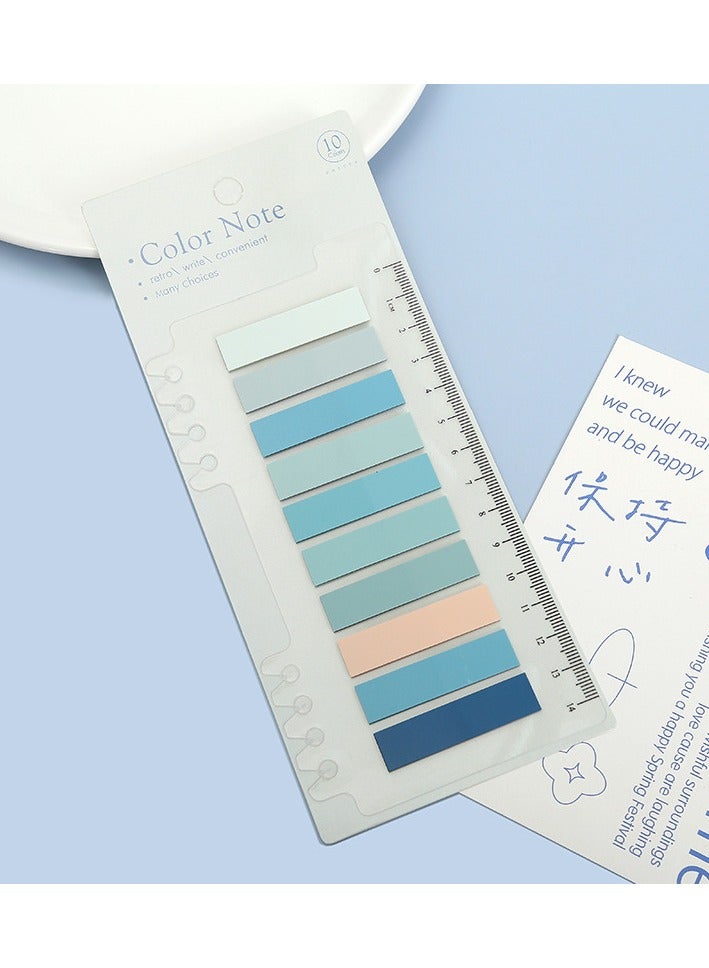 Morandi Color Convenience Sticker Ins Style Cute Set Color Self Adhesive Notebook