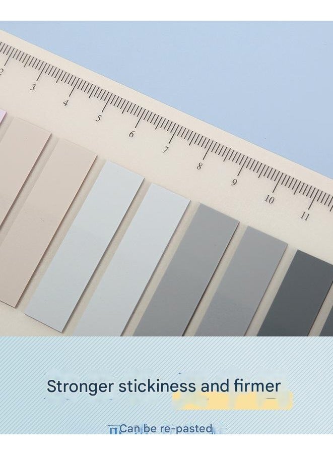 Morandi Color Convenience Sticker Ins Style Cute Set Color Self Adhesive Notebook