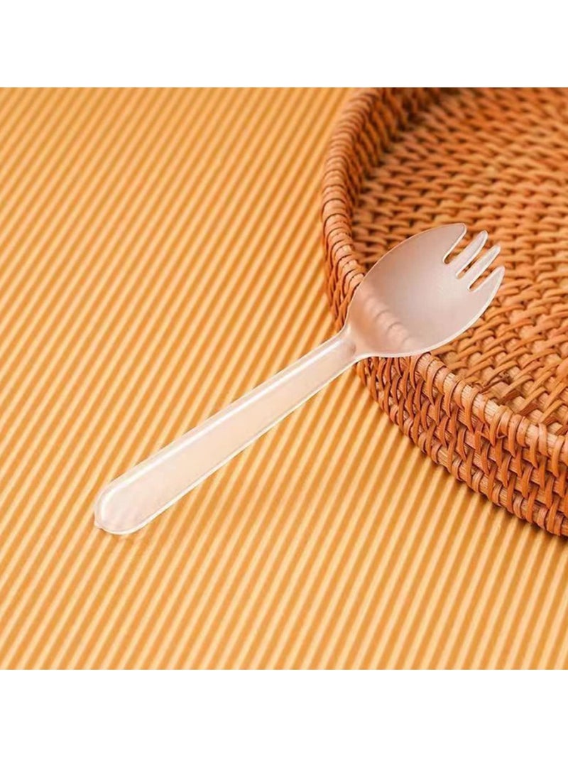 High quality clear plastic mini forks perfect for everyday use, birthday parties, wedding, special occasions - Image 4