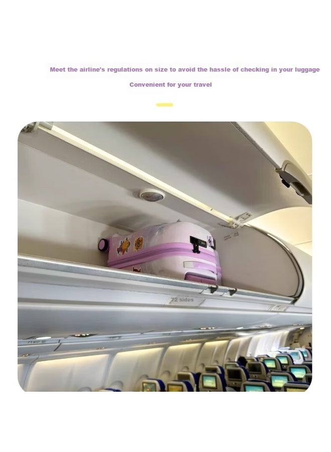 Mesuca Disney Children'S Ride-On Suitcase With Password Lock Spider-Man Suitcase 20 Inch For 2-6 Years Old - Image 3