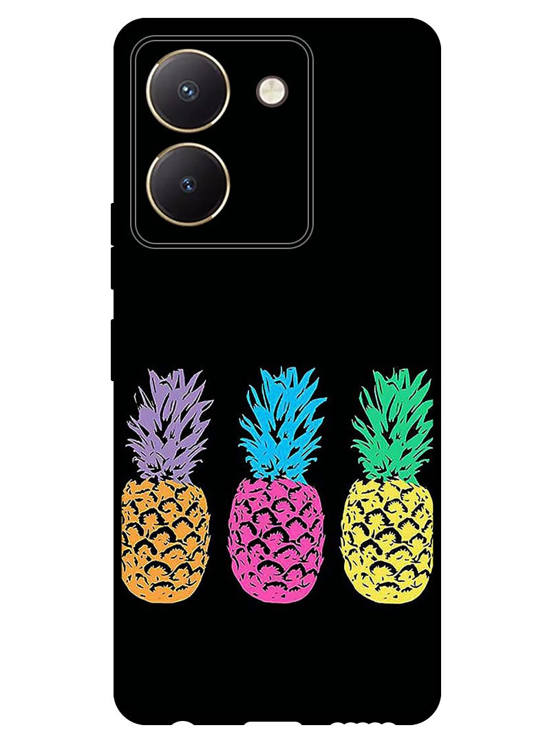Theodor Protective Case Anti Scratch Shock Proof Bumper Cover For Vivo Y27s Pineapples 1 - Image 1