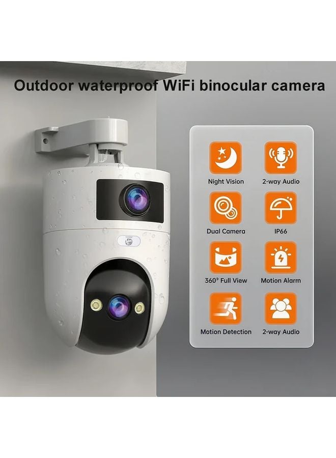 ON8J Color 5G Dual Lens Wireless WiFi Security Camera PTZ Night Vision Motion Detection - Image 2