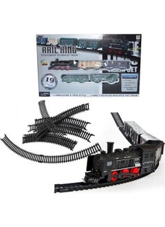 Vardem Rail King Battery Operated Classic Train Set 19 Piece Battery Operated Rail Train  - Image 1