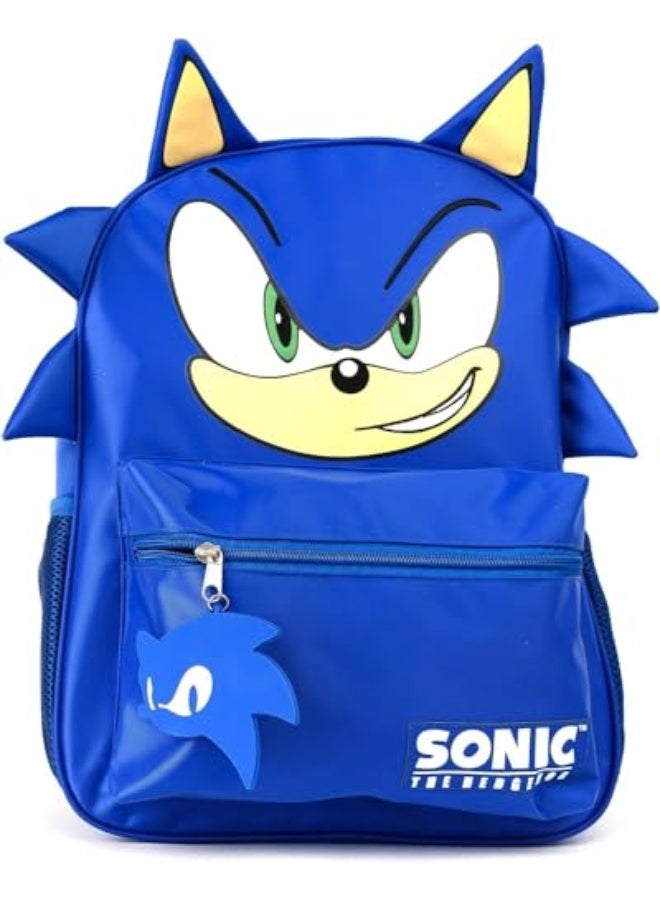 SONIC AI ACCESSORY INNOVATIONS Sonic Backpack for Boys & Girls, Bookbag with Adjustable Shoulder Straps & Padded Back,16 Inch Schoolbag with 3D Features - Image 1
