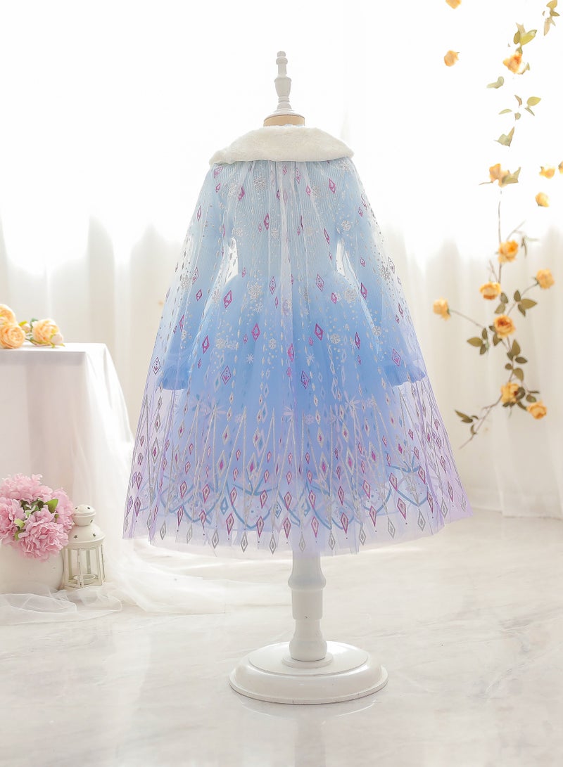 Loquat Fairy Princess Themed Party Dress Blue  - Image 2