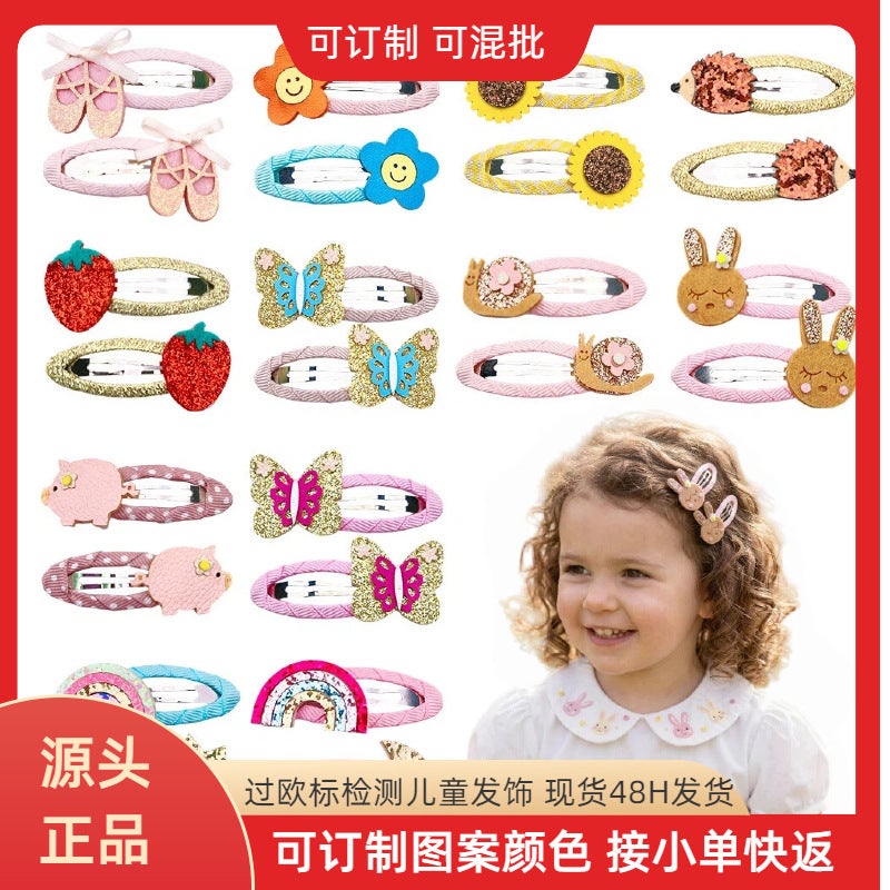Cartoon Animal Fruit Hair Clips for Girls - BB Clips Wholesale - Image 2