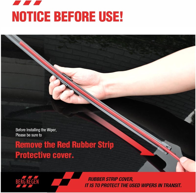 BERG REGEN 22"+20" Front Windshield Wiper Blades - Image 4
