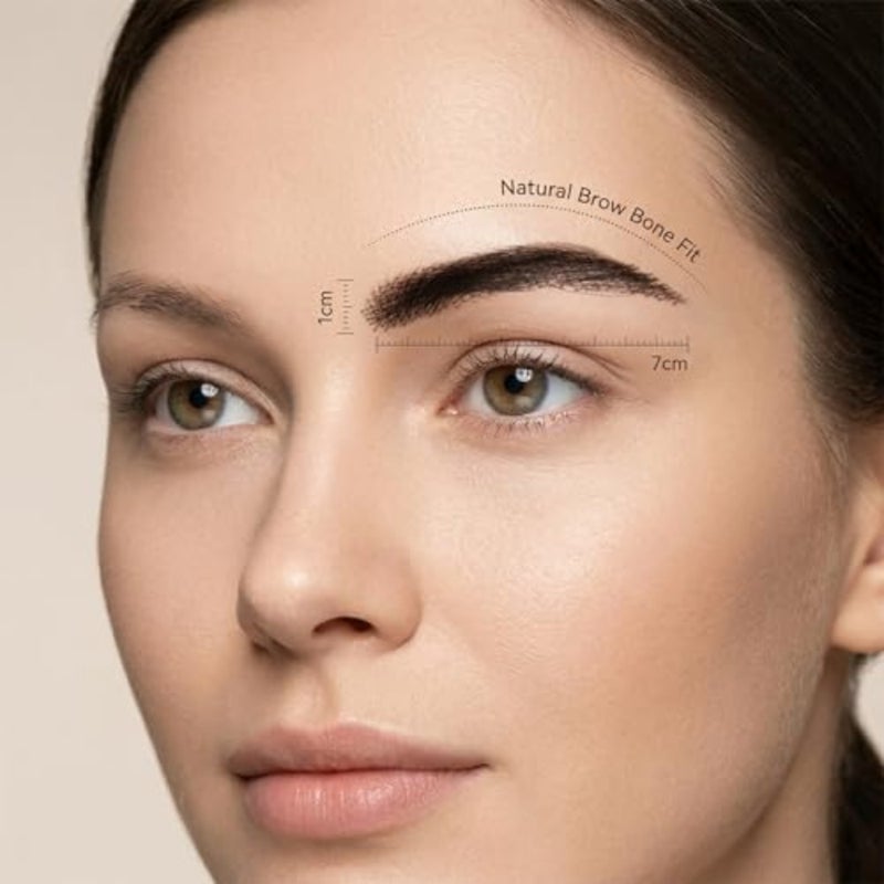 Eye Wig, Eyebrow Wigs For Women, Invisible 3d False Eyebrows Wigs, Unisex Design 1 Pair, D2-vm32-2,Eyebrow for Women - Image 3