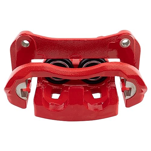 TRQ Front Performance Brake Caliper Set Red Compatible with 2010-2015 Lexus RX350 2015 RX450h 2010-2019 Toyota Highlander 2011-2020 Sienna - Image 4
