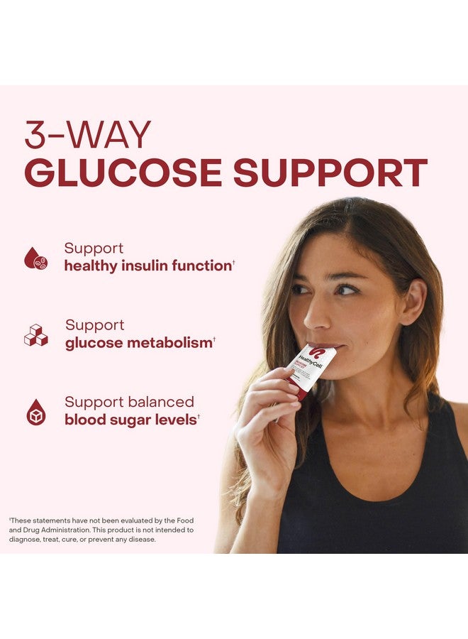 HealthyCell Glucose Support Supplement to Support Balanced Blood Sugar - Berberine, Cinnamon & Chromium for Healthy Insulin Function & Proper Glucose Metabolism - 30 Gel Packs, Apple Cinnamon Flavored - Image 2