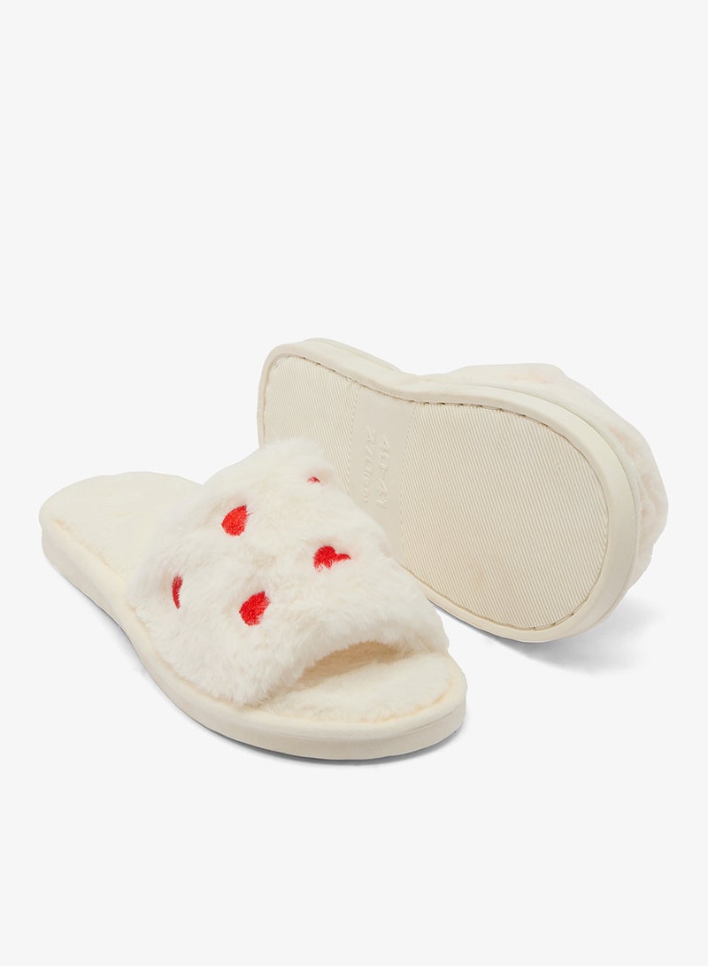 Ginger Heart Printed Bedroom Slippers - Image 3