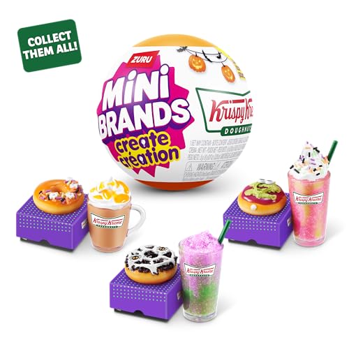 Mini Brands Create Krispy Kreme Halloween Series 1 Capsule by ZURU, Licensed Mini Collectibles, Mystery Blind Packaging, DIY, Crafts, Resin Play, Novelty, Replica Food, NOT Edible, Collectors, 8+ - Image 2
