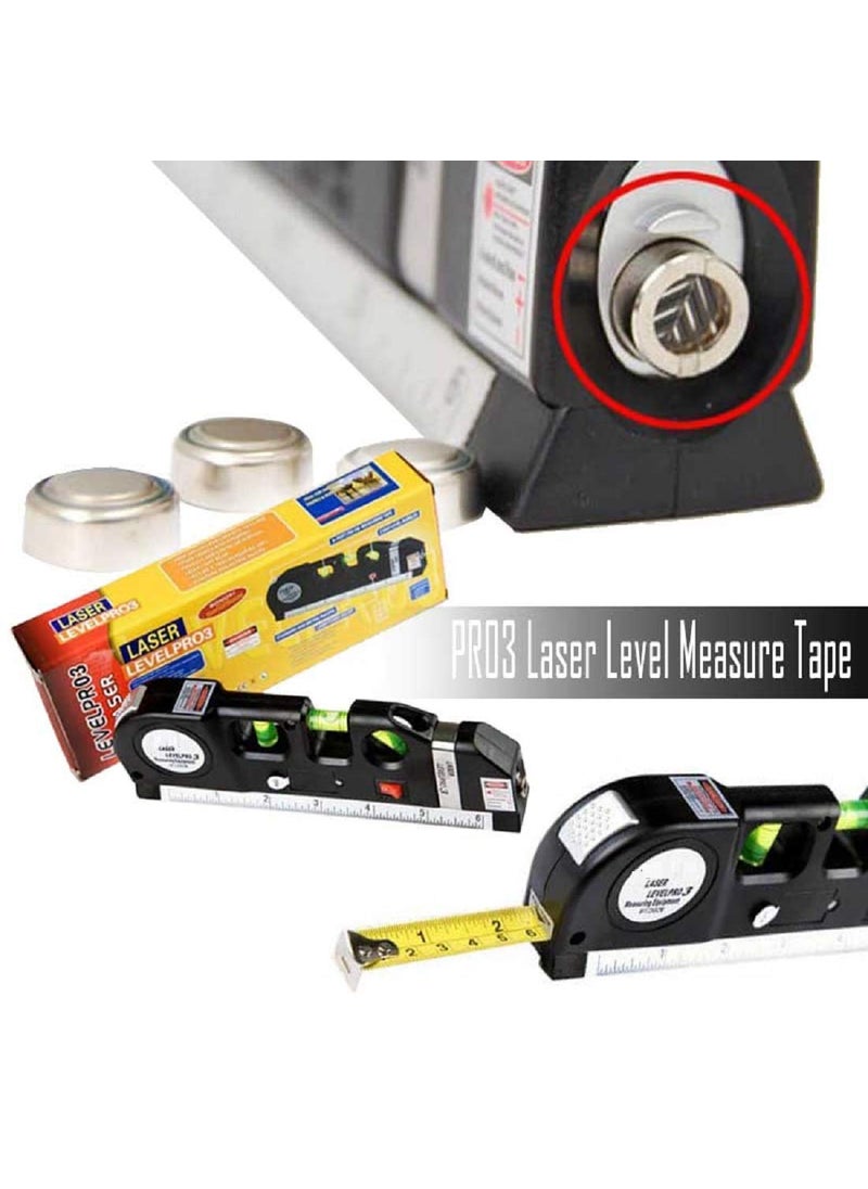 BESTDI BESTDI 03 NEW01 Level Laser Plastic Horizon Vertical Measure Tape Aligner Bubbles Ruler Multifunction Leveler Tool  - Image 3
