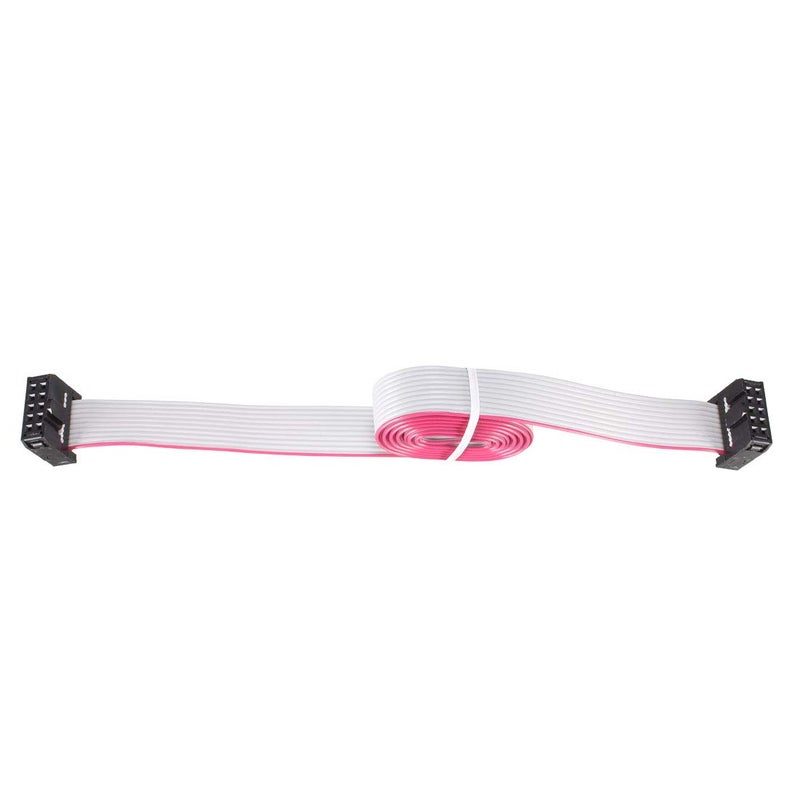 sourcingmap uxcell 2.54mm Pitch 2 Row 10 Pins Female to Female IDC Connector Flat Ribbon Cable 1M - Image 1