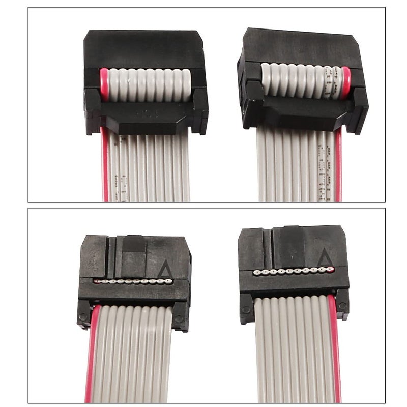 sourcingmap uxcell 2.54mm Pitch 2 Row 10 Pins Female to Female IDC Connector Flat Ribbon Cable 1M - Image 3