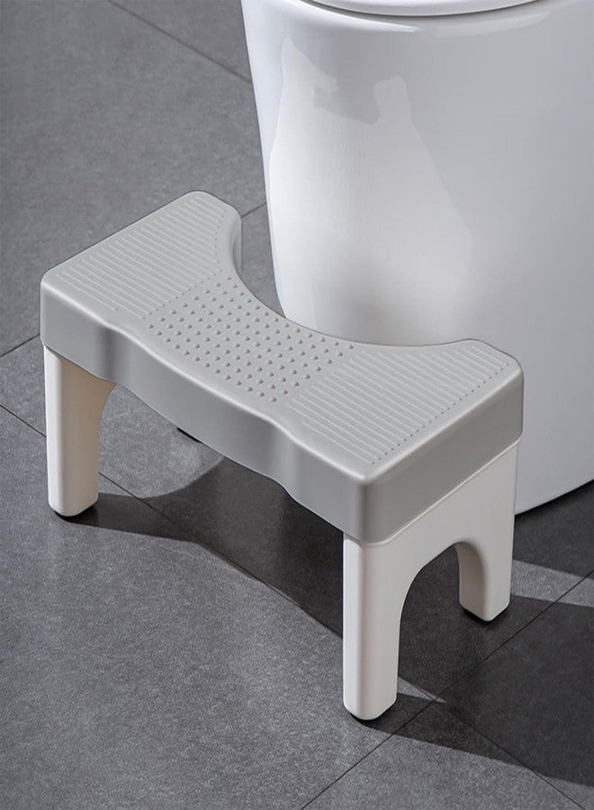 GLIVE (LABEL) Western Toilet Step Stool Plastic Anti-Slip Scientific Angle, Toilet Training Foot Supporter Kids Elders Piles Relief Step Elderly Children Potty Seat Stool (Blue) - Image 2