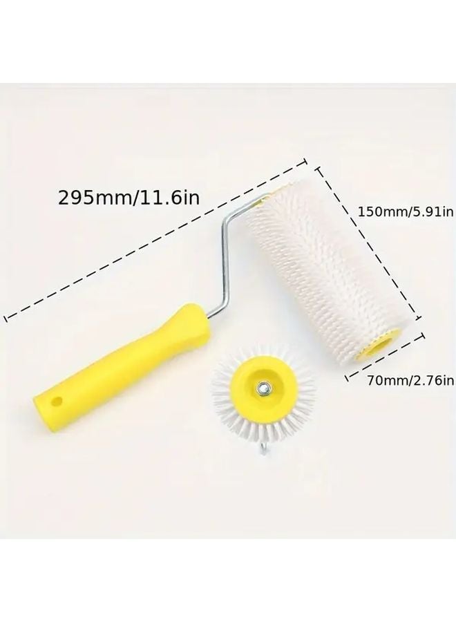 Model A1 8.66 Inch Defoaming Drum Brush Spike Roller For Latex Floor Self Leveling Compound - Image 4