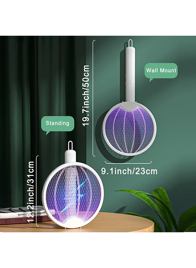 Generic Electric Fly Killer,Electric Fly Swatter, Foldable, Rechargeable with Improved, for Indoor Home Office Backyard Patio Camping  - Image 2