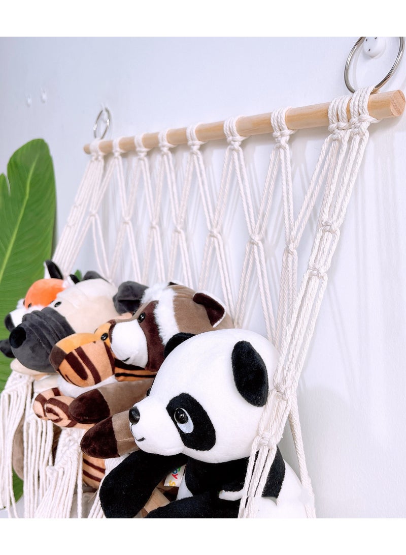 هالامودو الجدار البوهيمية معلقة رف، مصنوعة يدويا خشبية المنسوجة سجاد، خشب عائمة معلقة رف التخزين، للشرفة، غرفة المعيشة، غرفة النوم، الشقة، نوم، الحضانة، ديكورات الحزب - Image 5