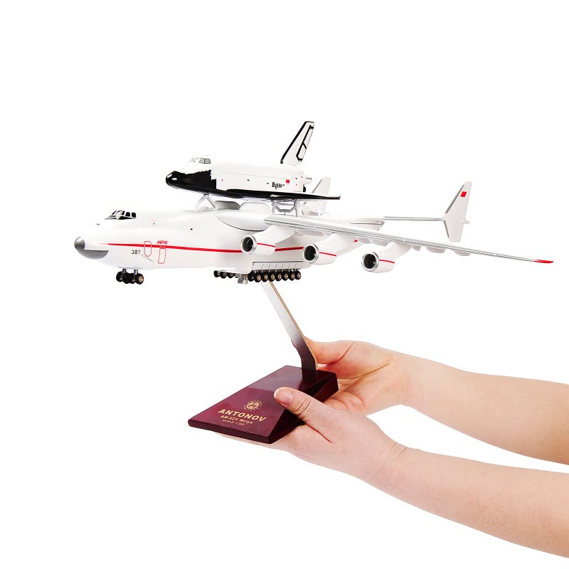 ANTSIR 1:200 An-225 Carrying with Spaceshuttle BURAN Resin Aircraft Model Toy 17 inch Display Model Plane for Collection - Image 2
