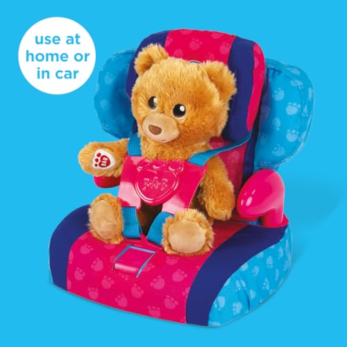 Casdon Build-A-Bear Workshop Furry Friend Toy Car Booster Seat | For Kids Aged 3+ | Use at Home or in Car | Adjustable Headrest & Seatbelt Lock | Fits Cuddly Toys | Bear Not Included - Image 2