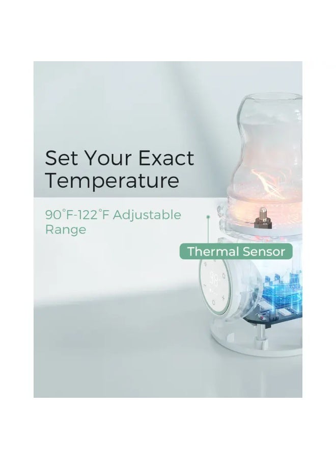 Momcozy Portable Bottle Warmer Cordless Rechargeable Fast Heating Baby Milk Warmer Travel Friendly Temperature Control BPA Free - Image 4