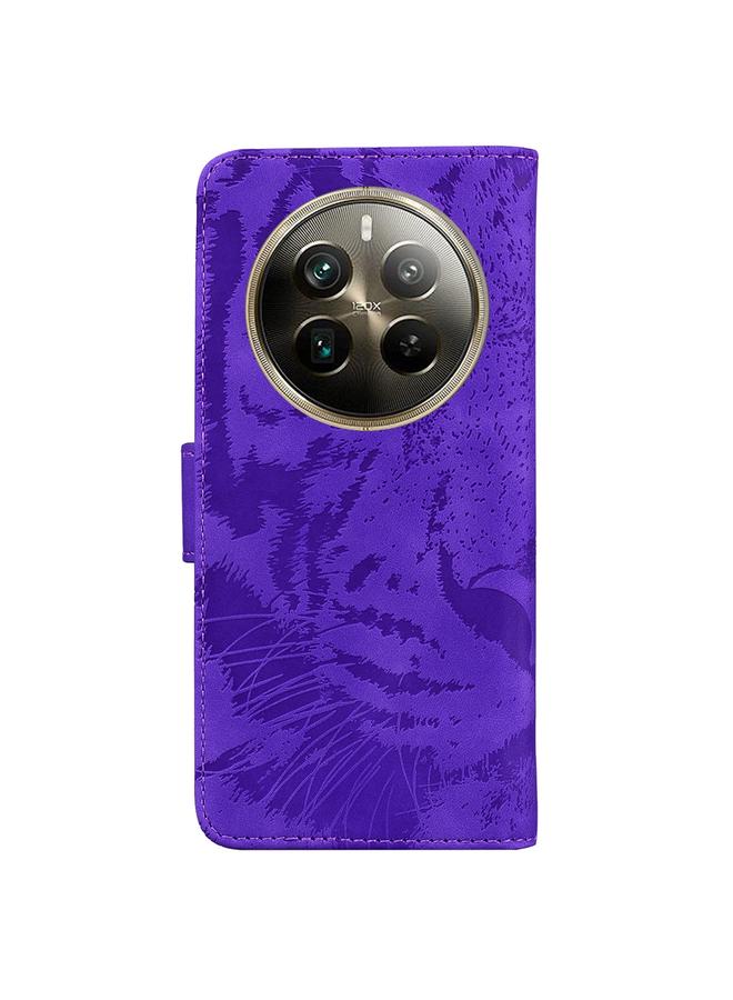 S-TOP Case For Realme 12 Pro+ Global Tiger Embossing Pattern Flip Leather Phone Case - Image 4