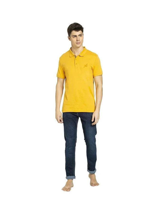 Jockey BGOLD 3911 Men Super Combed Cotton Rich Solid Half Sleeve Polo T Shirt for Men | Best Price UAE