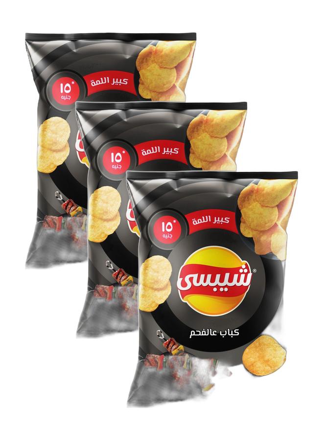 شيبسي رقائق البطاطس كباب 87-97 جرام (عبوة من 3 قطع) - Image 1