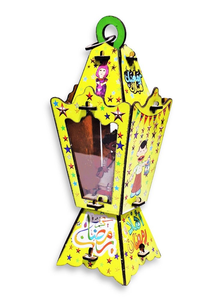 Generic A wooden Ramadan lantern toy for children with a Ramadan song, and gentle lighting movements of Ramadan lanterns, a new musical Ramadan lantern toy for children.  - Image 3