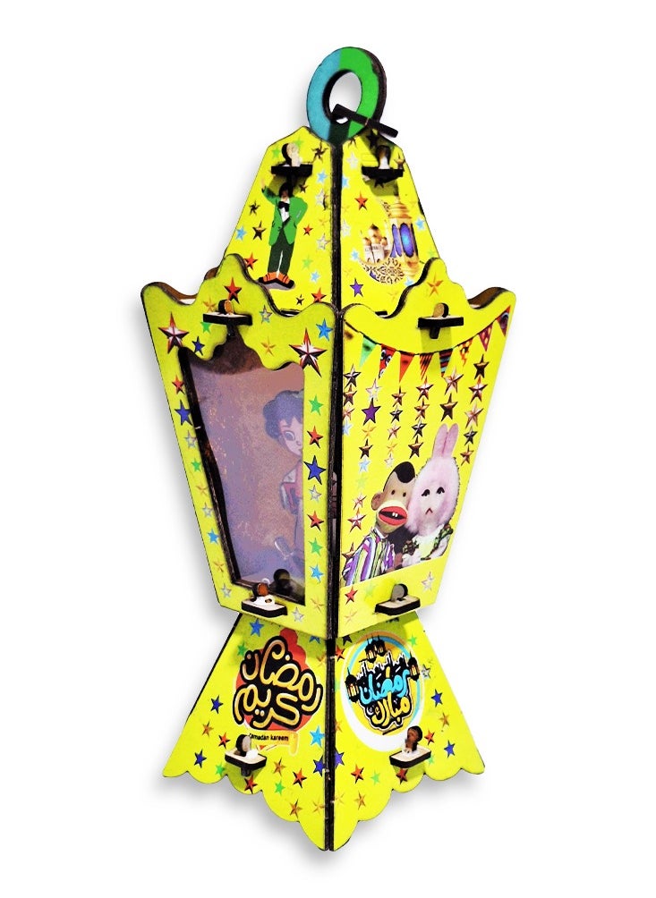Generic A wooden Ramadan lantern toy for children with a Ramadan song, and gentle lighting movements of Ramadan lanterns, a new musical Ramadan lantern toy for children.  - Image 2
