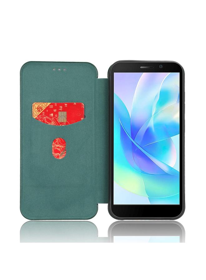 Zaboon Case For DOOGEE X97 / X97 Pro Carbon Fiber Texture Flip Leather Phone Case - Image 3